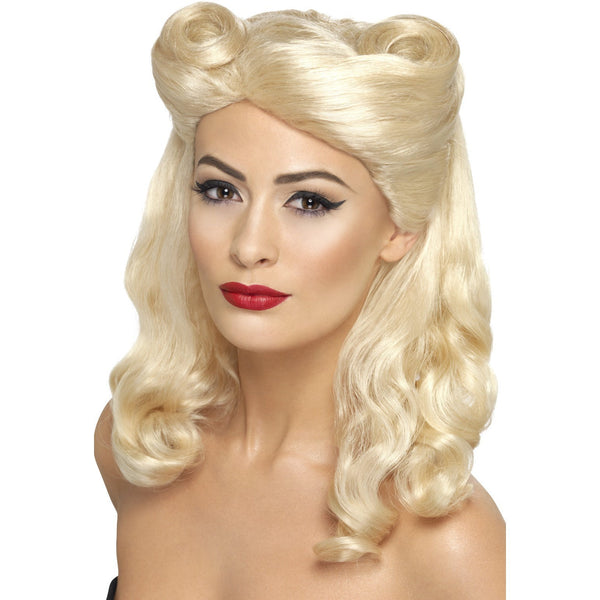 Blonde 40s Pin Up Wig