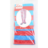 Blue & Red Striped Socks - Girls