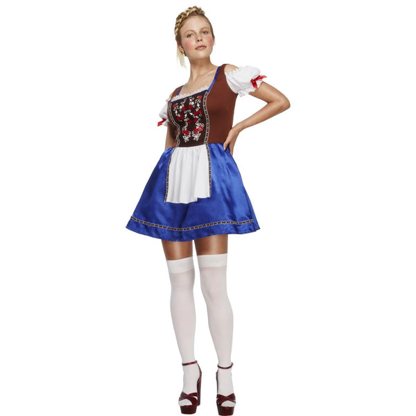 Dirndl Brown and Blue Costume