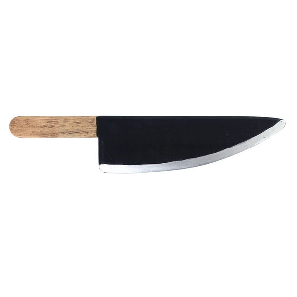 Butcher Knife with Wooden Look Handle 48 cm