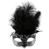 Carmela Feather Mask