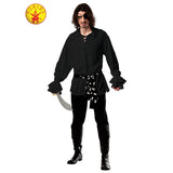Cotton Pirate Shirt Black-Adult