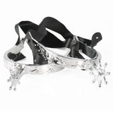 Cowboy costume spurs set of 2 for cowboys and cowgirls, Western fancy dress accessory