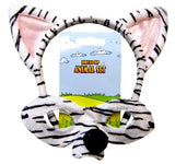 Zebra - Headband & Mask Set