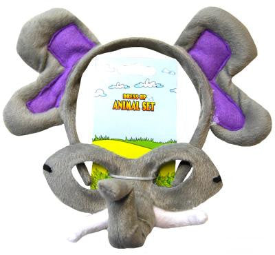 Elephant Headband & Mask Set