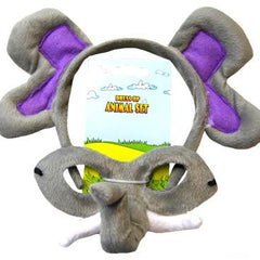 Elephant Headband & Mask Set