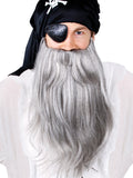 Pirate Beard & Mo Jumbo Set Grey
