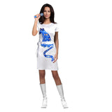 Dancing Queen Blue Cat Costume