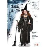 Dark Witch Ladies Halloween Costume - Plus