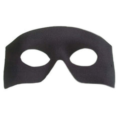 D'Artagnan Black Eye Mask – Lightweight Plastic Costume Mask – Dr Toms