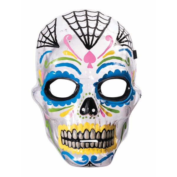 Day of the Dead Transparent Skull Mask - Mens