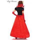 Deluxe Queen of Hearts Costume by Leg Avenue