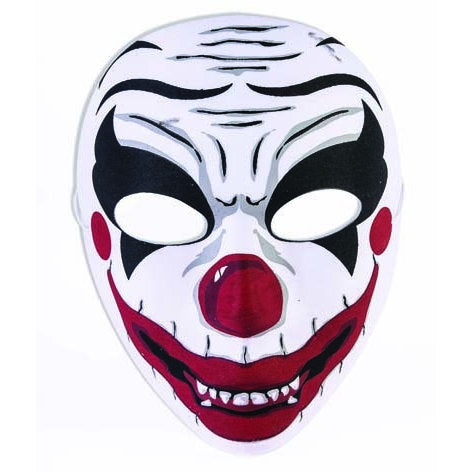 Evil Clown Half Mask