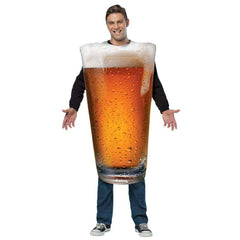 Get real beer pint costume for adults printed tunic by Rasta Imposta