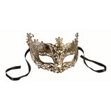 Gold Filigree Masquerade Half Mask