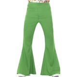 Flared Trousers Green - Mens