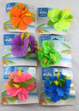 Hibiscus Flower on Hair Clip - Assorted Colours