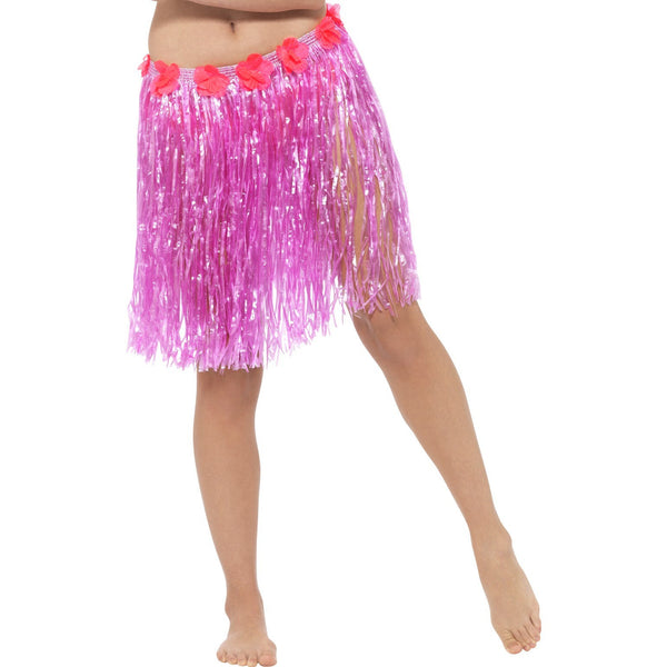 Hawaiian Hula Skirt - Pink