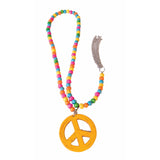 Hippie Wooden Peace Sign Necklace