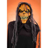 Hooded Pumpkin Monster Halloween Mask