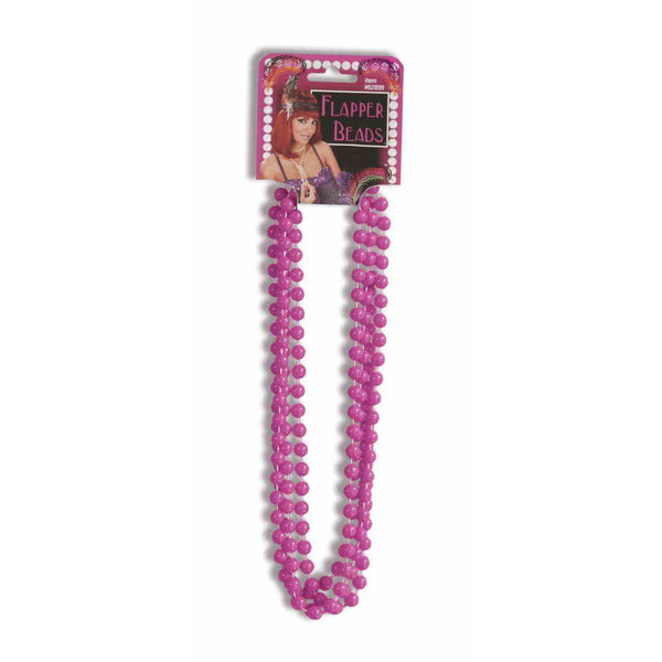 Hot Pink Flapper Beads