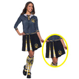 Hufflepuff adult skirt with pleats and logo.
