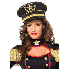 Military Sergeant Hat costume accessory for army and military themed costumes