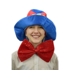 Large Red Bow Tie for Clown or Book Week Costume