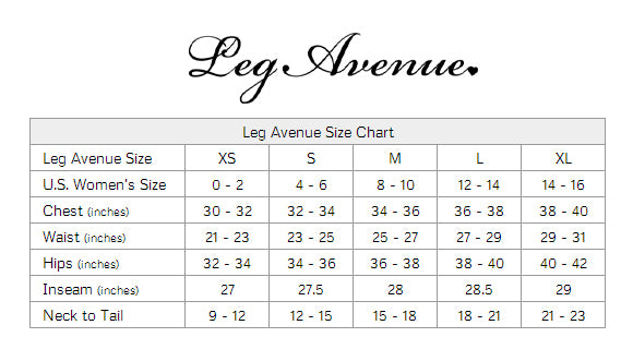 Sizing Chart