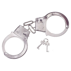 Lightweight metal handcuffs with keys