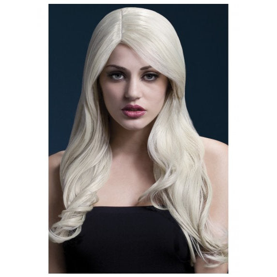 Long Blonde Wig with Side Part - Nicole