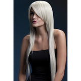 Long Blonde Fever Wig with Side Fringe-Amber