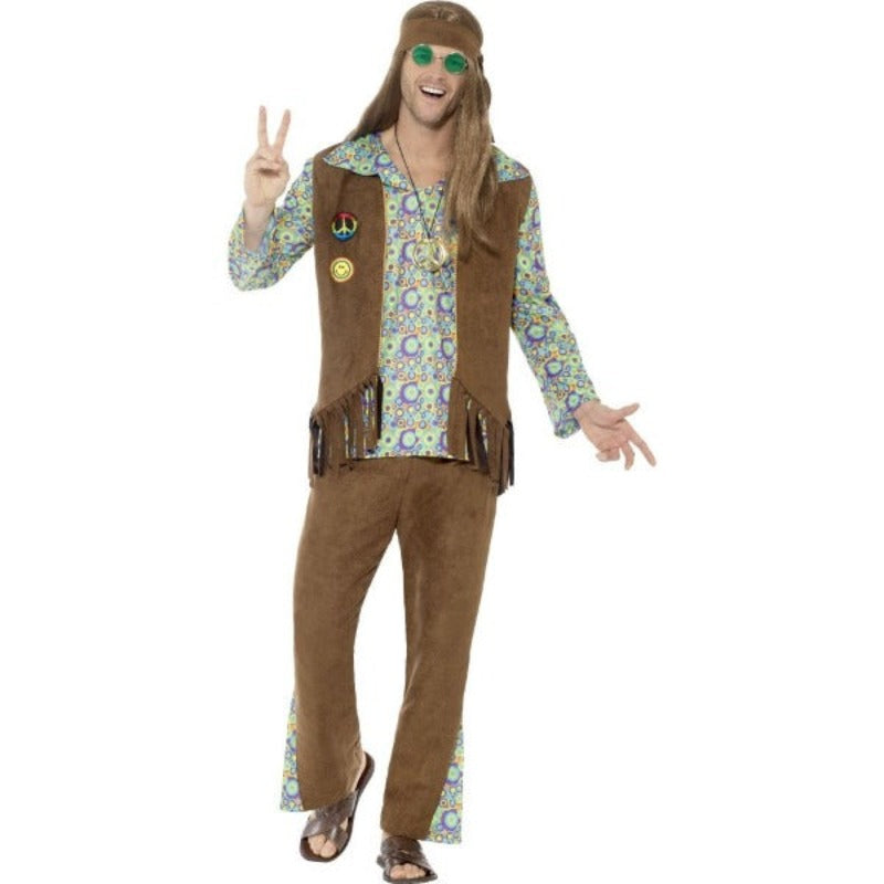 Men's 60s Hippie Costume – Retro Outfit – Cracker Jack Costumes