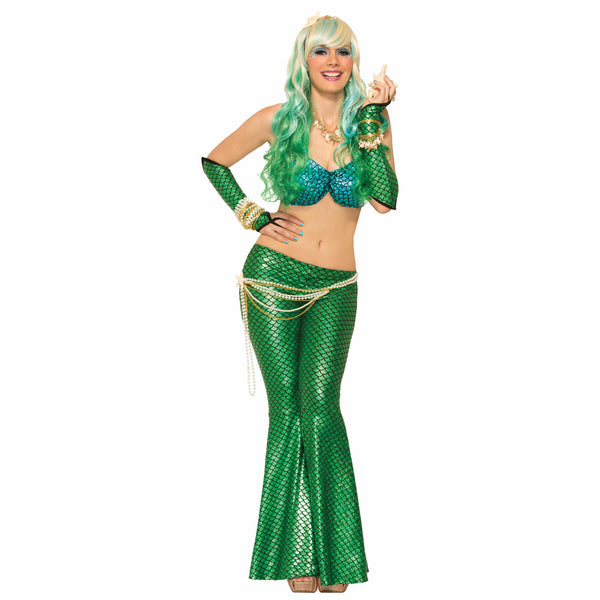 Mermaid Leggings-Green