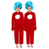 Mischief Maker Children's Red Jumpsuit Book Week Costume