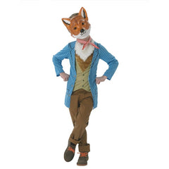 Mr Fox deluxe child costume with jacket and fox mask for Book Week and woodland dress-up