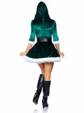 Mrs Claus Ladies Green Christmas Costume - Leg Avenue