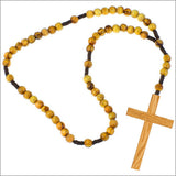 Nun Beads w/Cross - Wooden