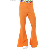 Flared Trousers Orange - Mens