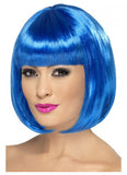 Blue Short Bob - Partyrama Wig