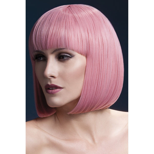 Pastel Pink Long Bob Fever Wig-Elise