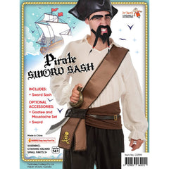 pirate sword sash belt costume accessory