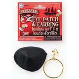 Pirate Earring & Eyepatch Set