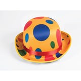 Polka Dot Clown Derby Hat