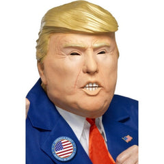Blonde hair president parody latex mask