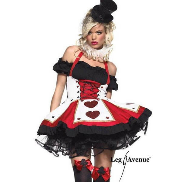 Pretty Playing Card Ladies Costume - Hire
