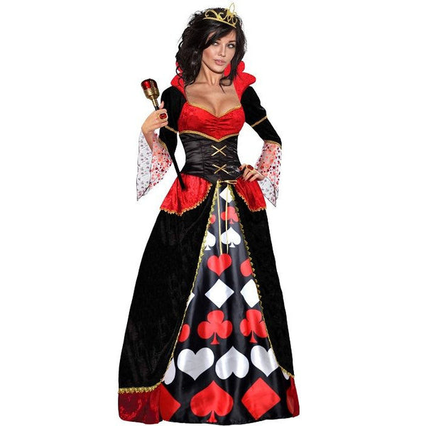 Queen of Hearts Long Ladies Costume