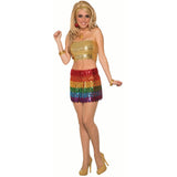Rainbow Sequin Skirt-Adult