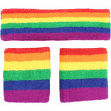 Rainbow Headband & Wristband Set