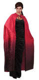 Red Faded Hooded Cape 140 cm